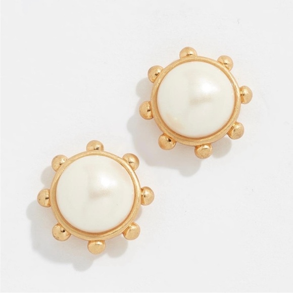 Kate Spade Flying Colors Pearl Stud Earrings - Picture 3 of 5